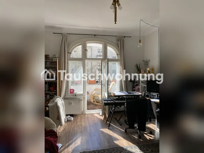 Tauschwohnung: Schöner 3ZKB-Altbau am Baumschulenweg gegen 2 kleinere Whg — photo 1
